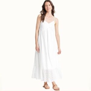 White bohemian dress
